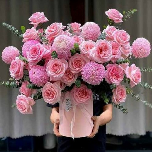 Bac Tan Uyen Congratulation Flower Basket 03