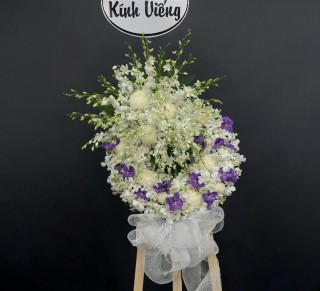 Bac Tan Uyen condolence flower shelf 07