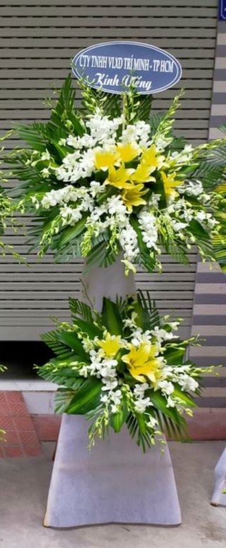 Bau Bang condolence flower shelf 08