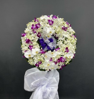 Tan Uyen condolence flower shelf 03