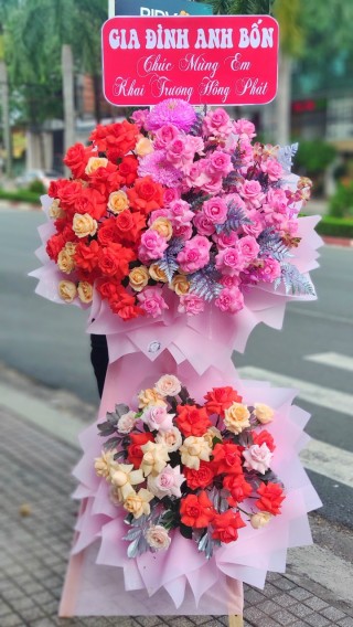 Dau Tieng Congratulation Flower Shelf 11